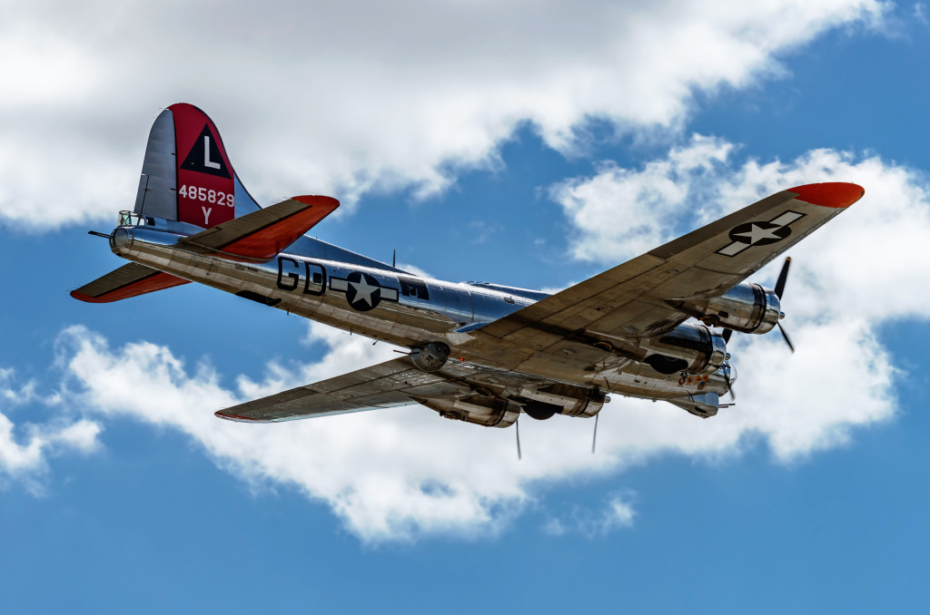 Boeing B-17G Flying Fortress 'Yankee Lady' jigsaw puzzle in Aviation puzzles on TheJigsawPuzzles.com
