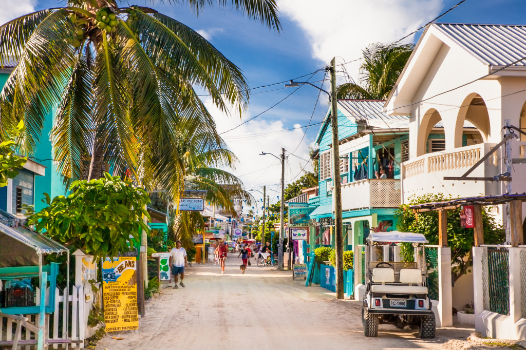 Caye Caulker Island, Belize jigsaw puzzle in Street View puzzles on TheJigsawPuzzles.com