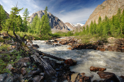 Altai Mountains, Siberia jigsaw puzzle in Waterfalls puzzles on ...