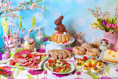Easter Dinner Table jigsaw puzzle in Food & Bakery puzzles on ...