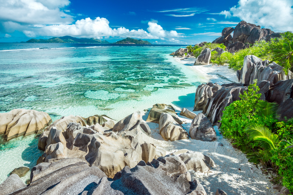 Praia Anse Source D'Argent, Seychelles jigsaw puzzle in Lugares Maravilhosos puzzles on TheJigsawPuzzles.com