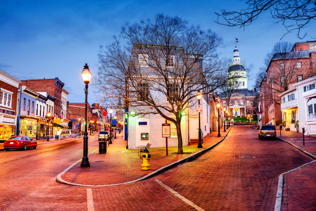 Centre-ville d'Annapolis, Maryland jigsaw puzzle in Paysages urbains puzzles on TheJigsawPuzzles.com