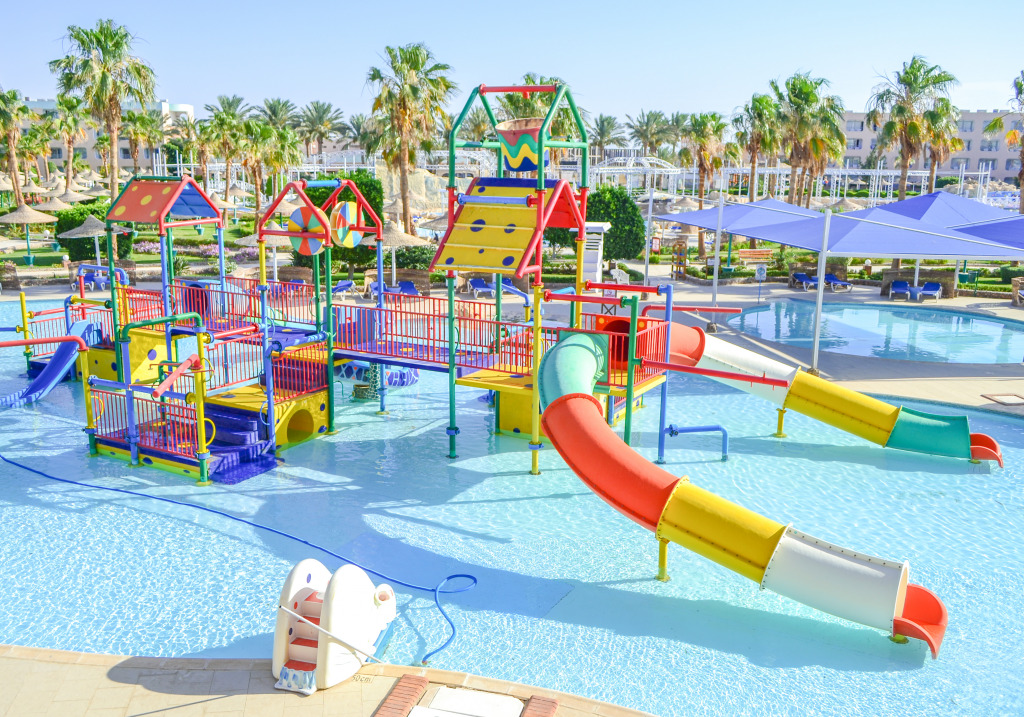 Water Park in Hurghada, Egypt jigsaw puzzle in Puzzle of the Day puzzles on TheJigsawPuzzles.com