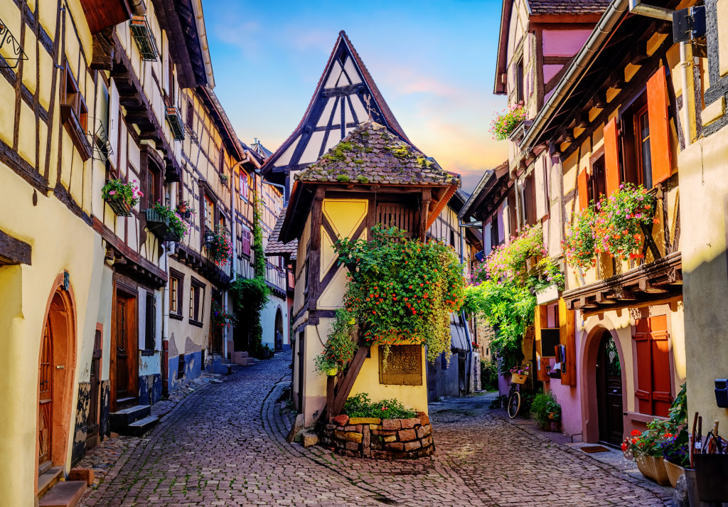Eguisheim Old Town, France jigsaw puzzle in Street View puzzles on TheJigsawPuzzles.com
