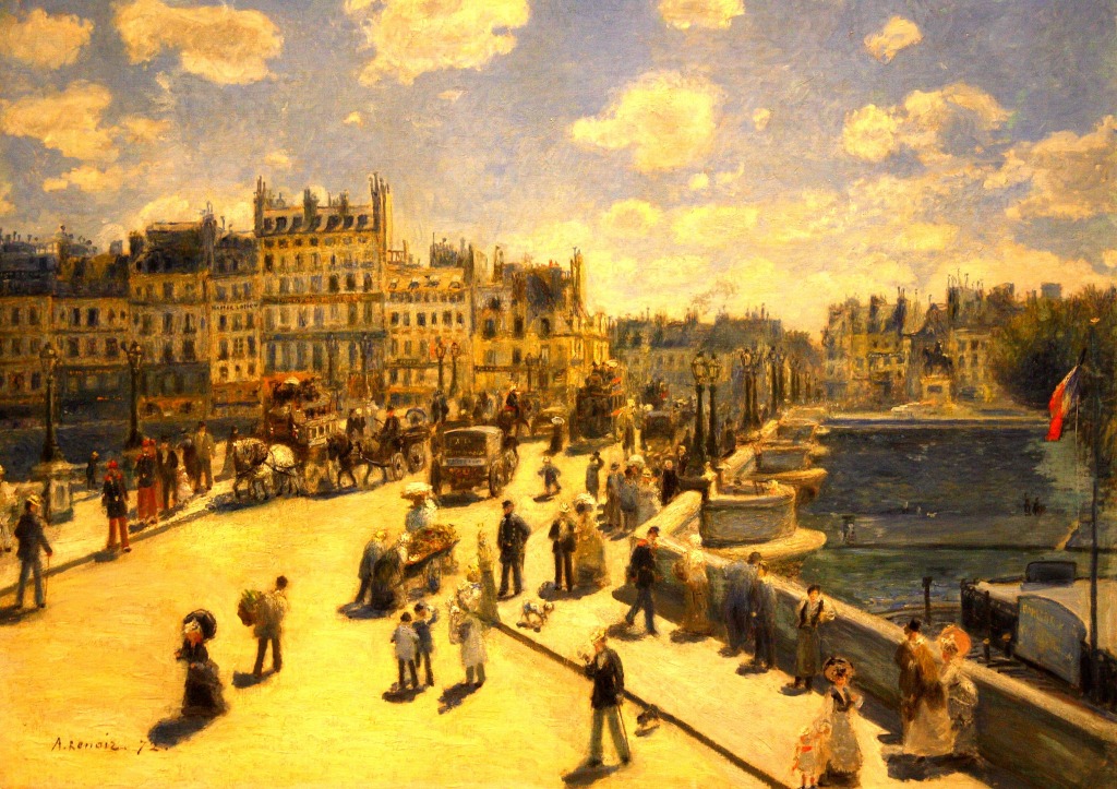 Pont Neuf, Paris jigsaw puzzle in Chefs d'oeuvres puzzles on TheJigsawPuzzles.com