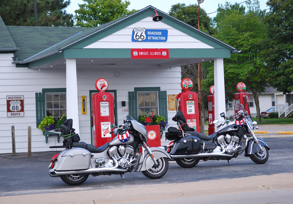 Vielle station-service Texaco, Route 66 jigsaw puzzle in Voitures et Motos puzzles on TheJigsawPuzzles.com