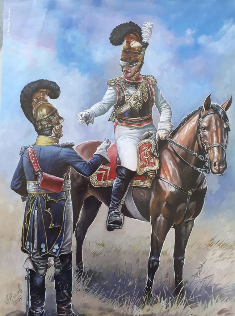 Cuirassiers saxons en 1813 jigsaw puzzle in Frank Grognet puzzles on TheJigsawPuzzles.com