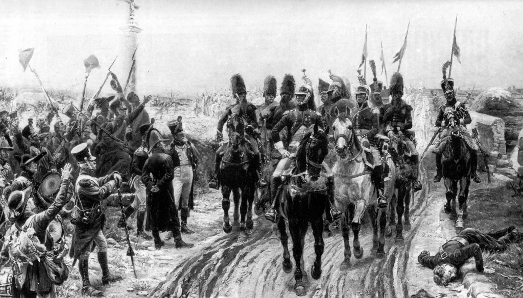 Le retour des dragons de l'armée d'Espagne, 1814 jigsaw puzzle in Frank Grognet puzzles on TheJigsawPuzzles.com