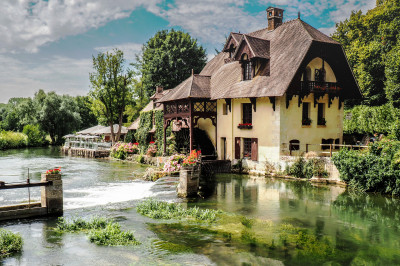 Water Mill in Fourges, France jigsaw puzzle in Waterfalls puzzles on ...