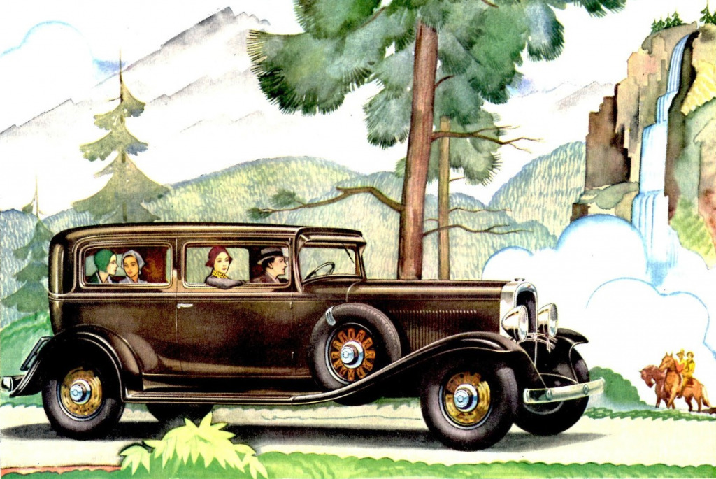 1931 Oldsmobile Two-Door Sedan jigsaw puzzle in Waterfalls puzzles on TheJigsawPuzzles.com