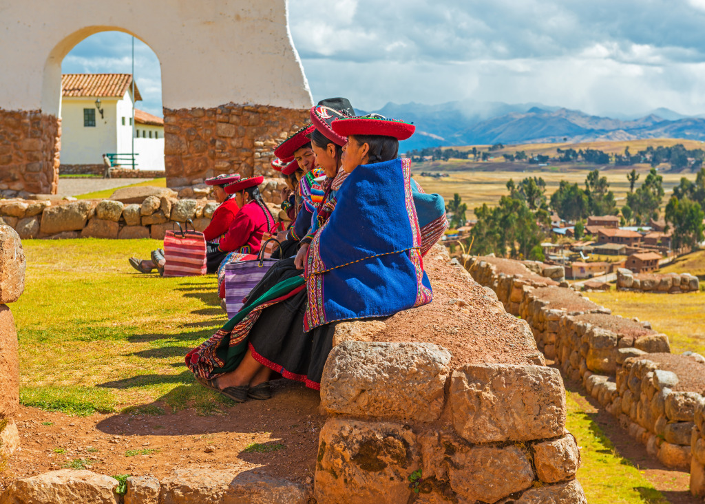 Quechuafrauen, Chincheros, Peru jigsaw puzzle in Menschen puzzles on TheJigsawPuzzles.com