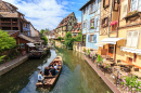 Canal in Colmar, Alsace, France