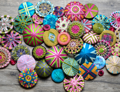 Passementerie Buttons or Dorset Buttons jigsaw puzzle in Handmade ...