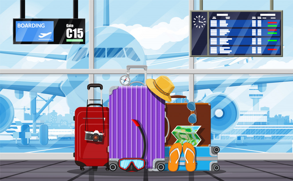 International Airport jigsaw puzzle in Aviation puzzles on TheJigsawPuzzles.com