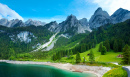 Alpine Lake Gosau, Austria