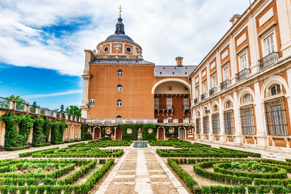 Palácio Real de Aranjuez, Madrid, Espanha jigsaw puzzle in Castelos puzzles on TheJigsawPuzzles.com