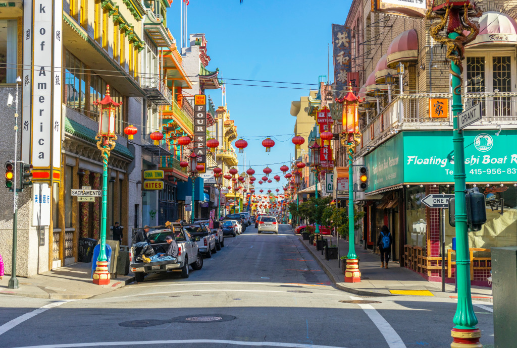 San Francisco Chinatown jigsaw puzzle in Street View puzzles on TheJigsawPuzzles.com