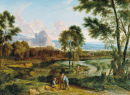Extensive Landscape with Mountains