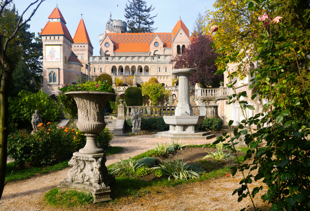 Bory Var Castle, Hungary jigsaw puzzle in Castles puzzles on TheJigsawPuzzles.com