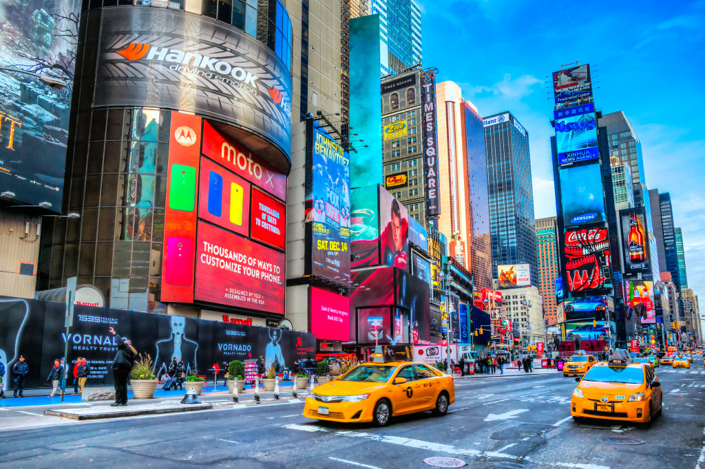 Times Square, New York City jigsaw puzzle in Street View puzzles on TheJigsawPuzzles.com
