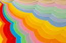 Colored Paper Arrangement