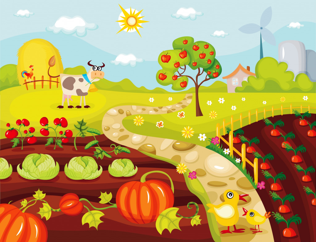 Harvest Time jigsaw puzzle in Fruits & Veggies puzzles on TheJigsawPuzzles.com