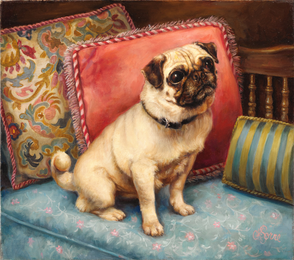 Flo The Pug jigsaw puzzle in Piece of Art puzzles on TheJigsawPuzzles.com