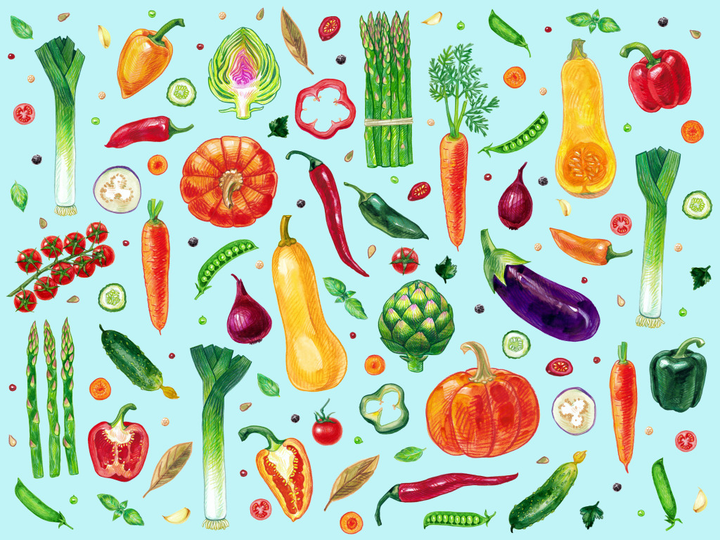 Légumes assortis jigsaw puzzle in Fruits & Légumes puzzles on TheJigsawPuzzles.com