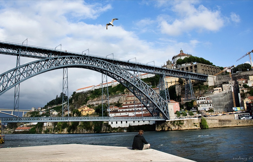 Rio Douro, Portugal jigsaw puzzle in Brücken puzzles on TheJigsawPuzzles.com