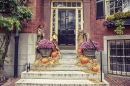 Front Entrance on Halloween