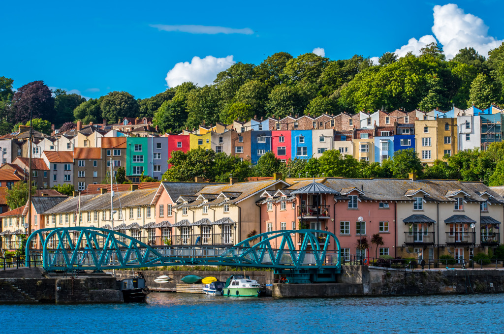 Paysage de Bristol, Angleterre jigsaw puzzle in Ponts puzzles on TheJigsawPuzzles.com
