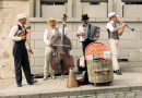 Street Quartet in Prague, Czech Republic
