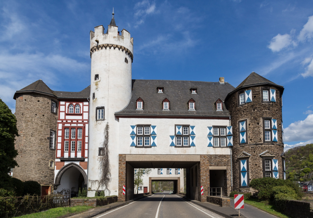 Château von der Leyen, Kobern-Gondorf, Allemagne jigsaw puzzle in Châteaux puzzles on TheJigsawPuzzles.com