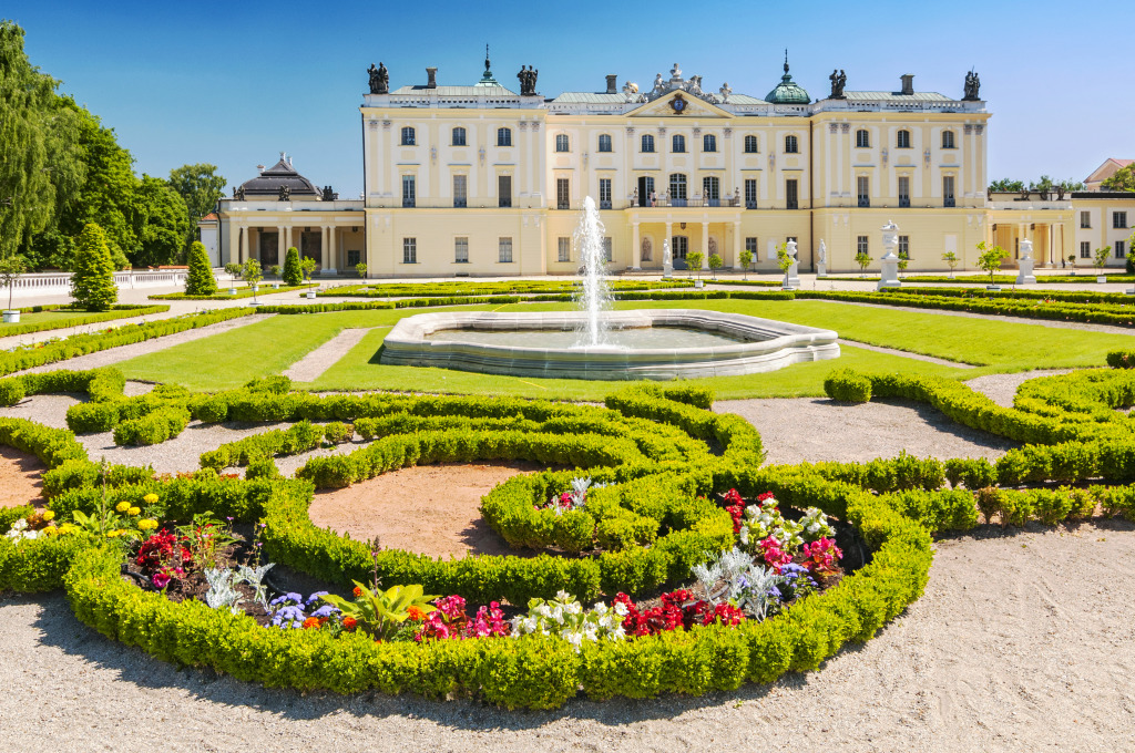 Palácio e Jardins de Branicki, Polônia jigsaw puzzle in Castelos puzzles on TheJigsawPuzzles.com
