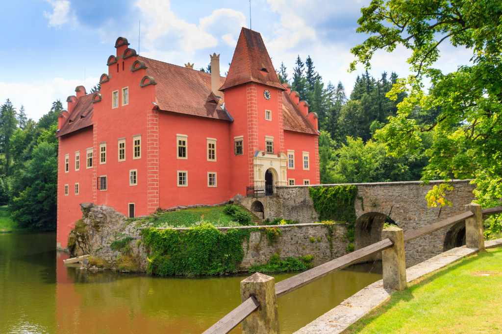 Schloss Červená Lhota, Tschechien jigsaw puzzle in Schlösser puzzles on TheJigsawPuzzles.com