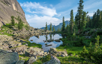 Mountain Lake jigsaw puzzle in Great Sightings puzzles on ...