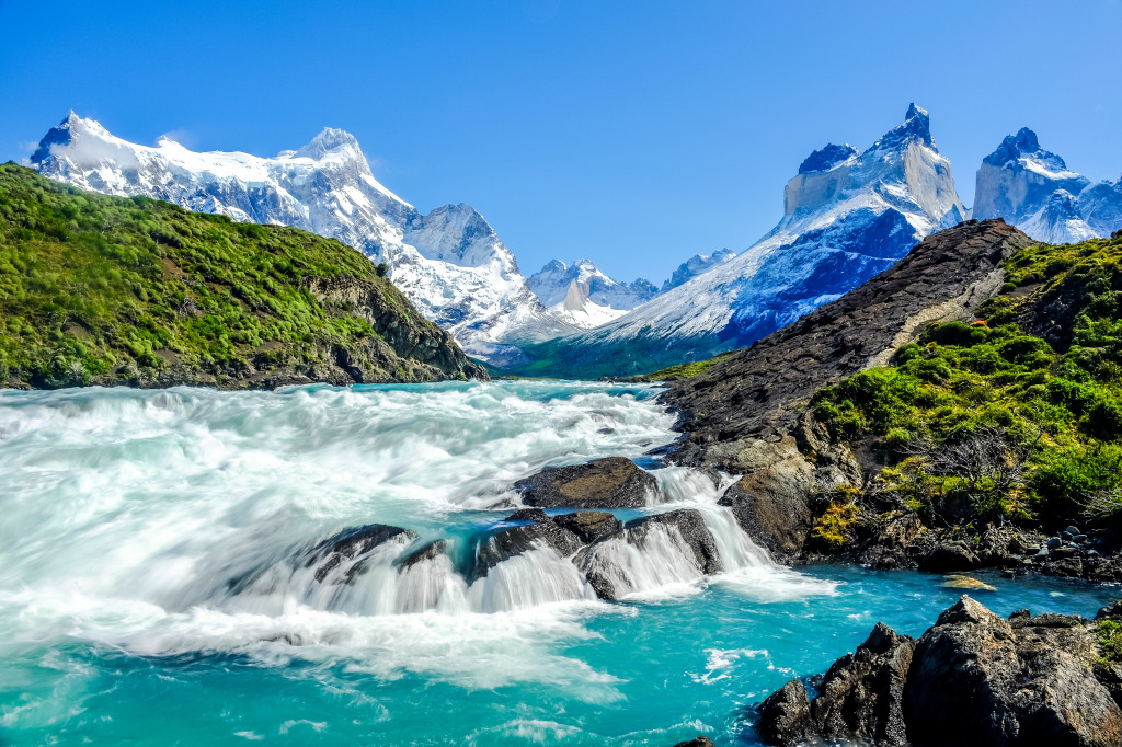 Salto Grande Waterfall, Chile jigsaw puzzle in Waterfalls puzzles on TheJigsawPuzzles.com