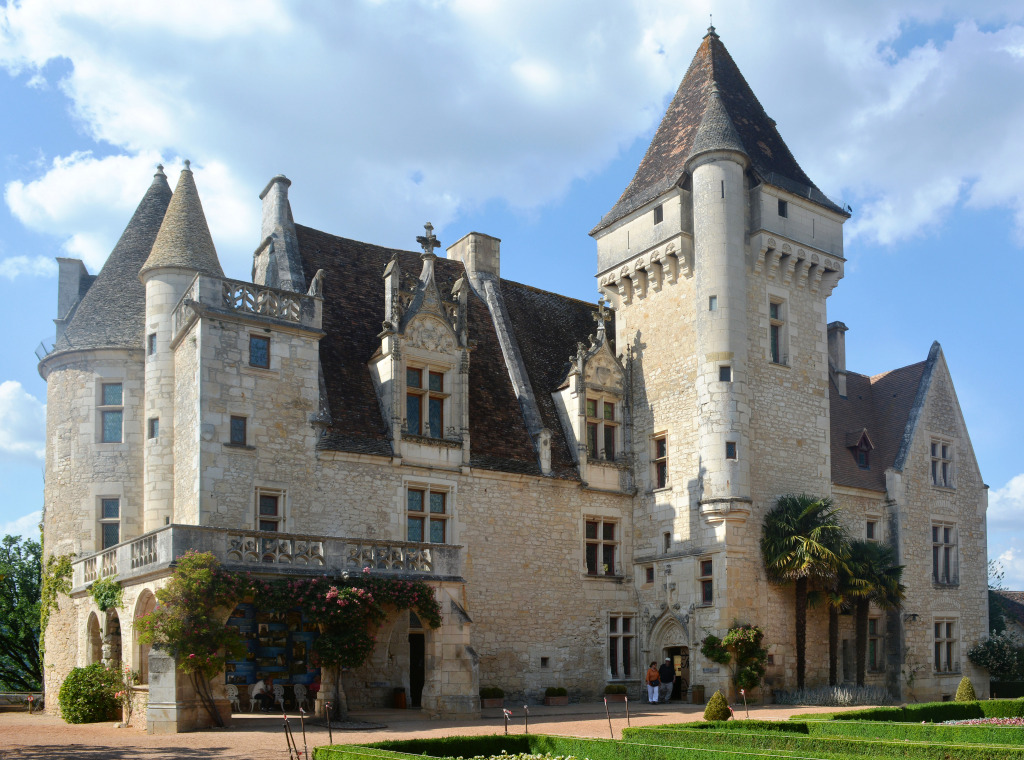 Château des Milandes, France jigsaw puzzle in Châteaux puzzles on TheJigsawPuzzles.com