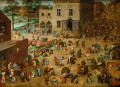 Children's Games by Bruegel, 1560