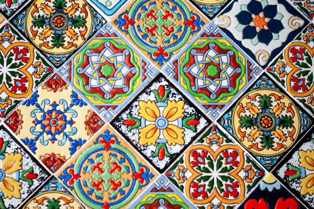 Carrelages en Mosaïques Orientales jigsaw puzzle in Bricolage puzzles on TheJigsawPuzzles.com