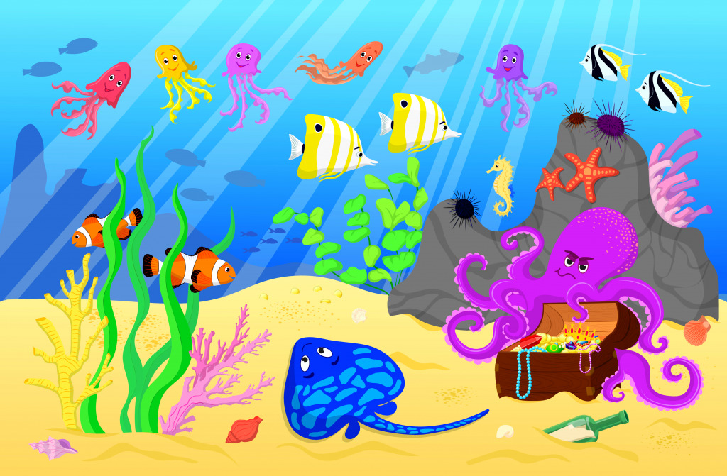Korallenriffbewohner jigsaw puzzle in Unter dem Meer puzzles on TheJigsawPuzzles.com