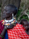 Maasai Woman and Baby