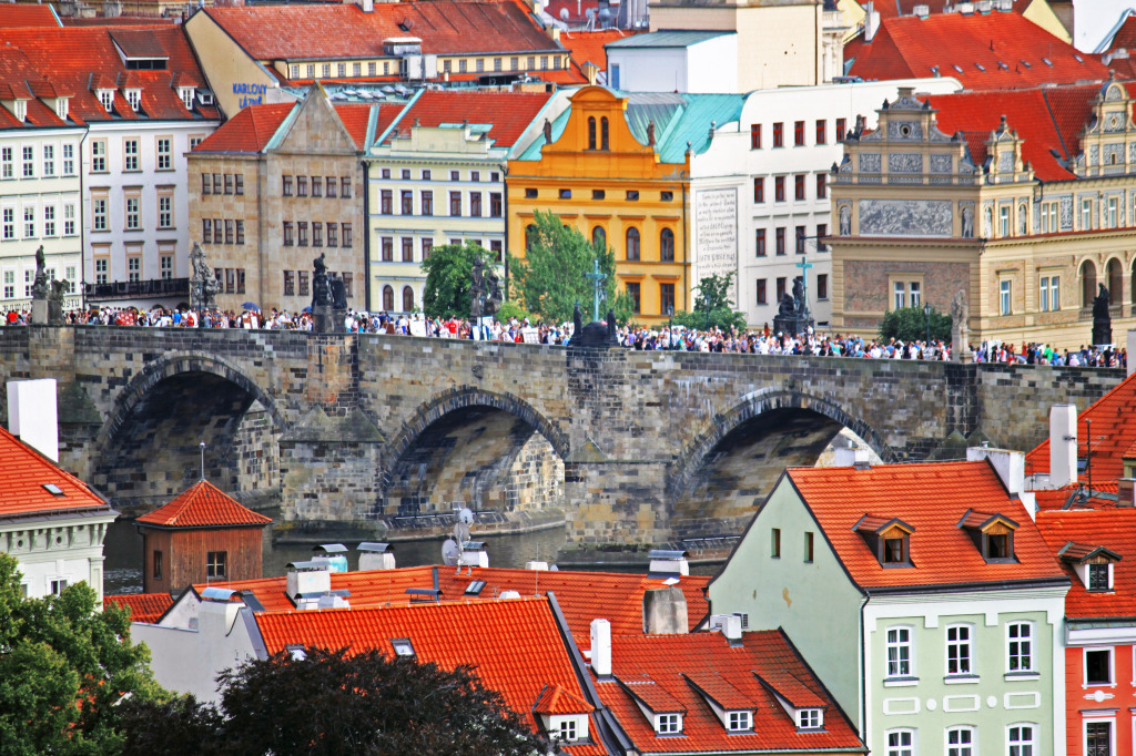 Pont Charles, Prague jigsaw puzzle in Ponts puzzles on TheJigsawPuzzles.com