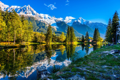 Mountain Resort of Chamonix, France jigsaw puzzle in Great Sightings ...