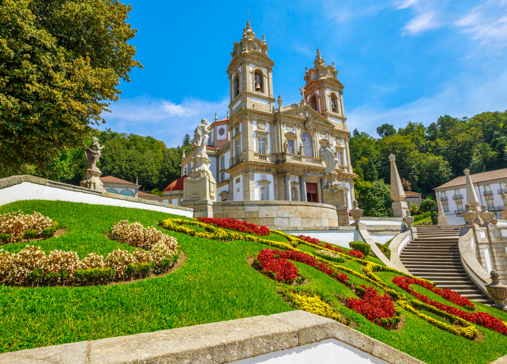 Bom Jesus do Monte in Tenoes, Portugal jigsaw puzzle in Schlösser puzzles on TheJigsawPuzzles.com