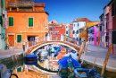 Colorful Houses in Burano, Venice