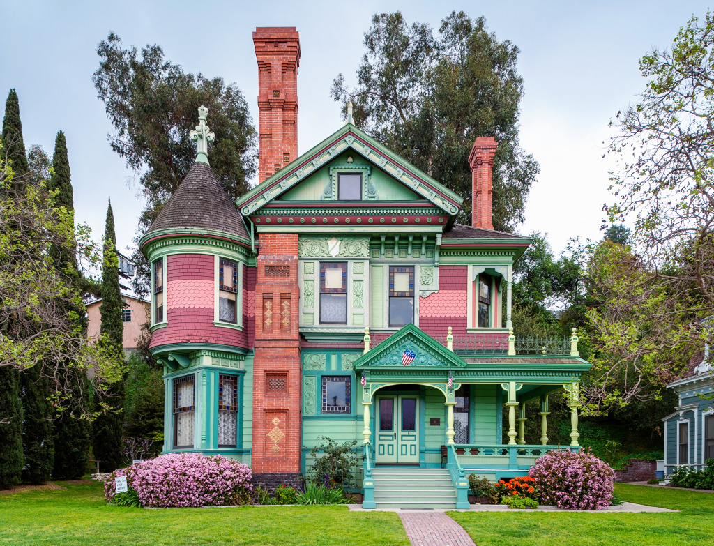 Hale House in Los Angeles, California jigsaw puzzle in Street View puzzles on TheJigsawPuzzles.com