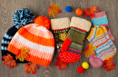 Knitted Hats, Mittens and Socks
