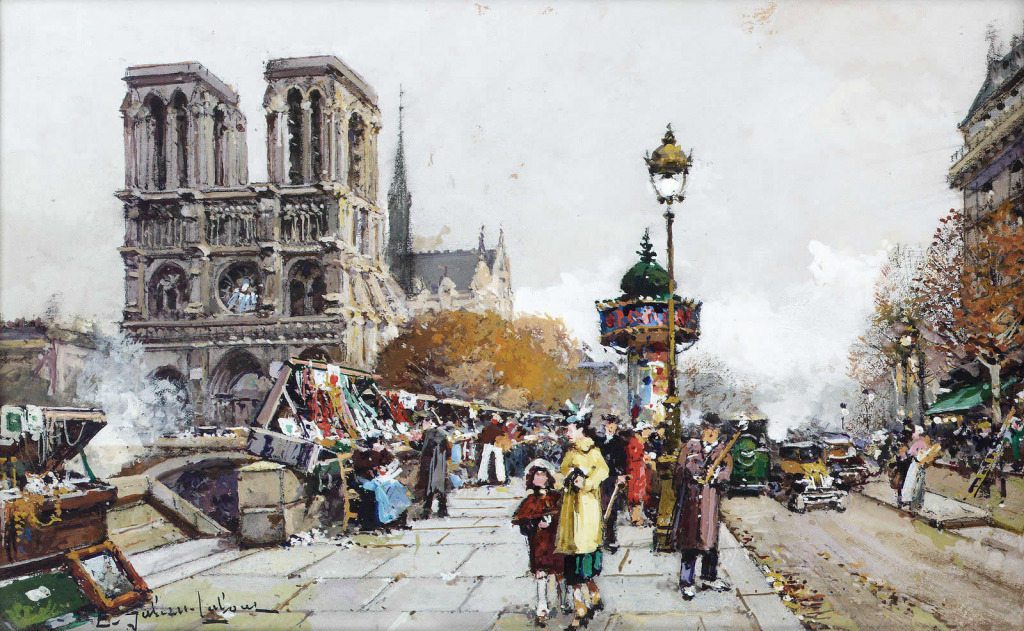Notre-Dame, View from Quai Saint-Michel jigsaw puzzle in Piece of Art puzzles on TheJigsawPuzzles.com