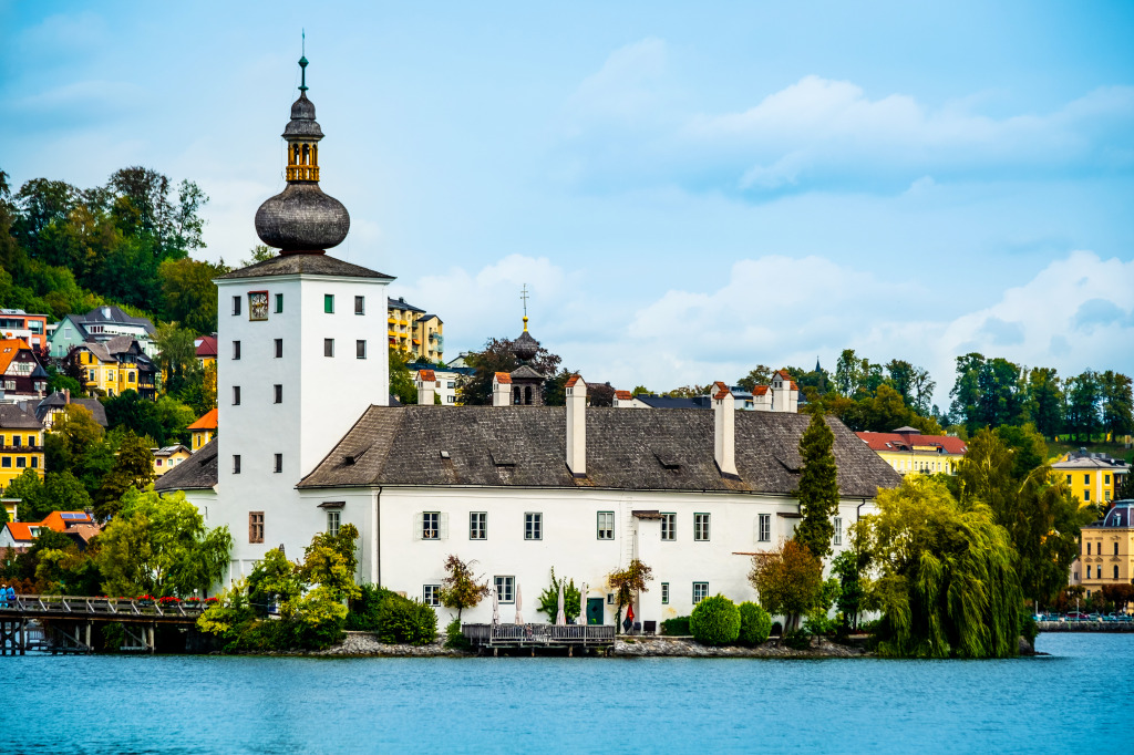 Schloss Ort in Gmunden, Austria jigsaw puzzle in Castles puzzles on TheJigsawPuzzles.com